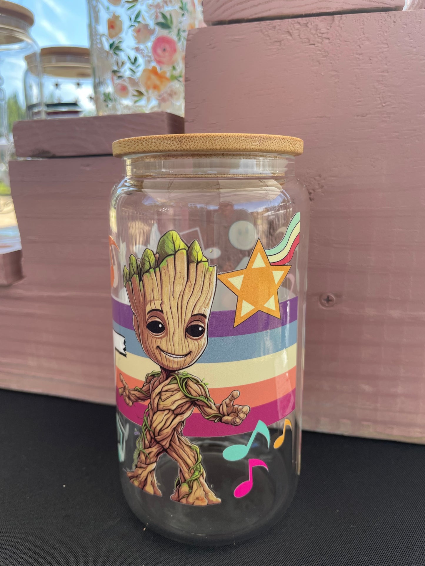 Baby Tree 16oz Glass Can