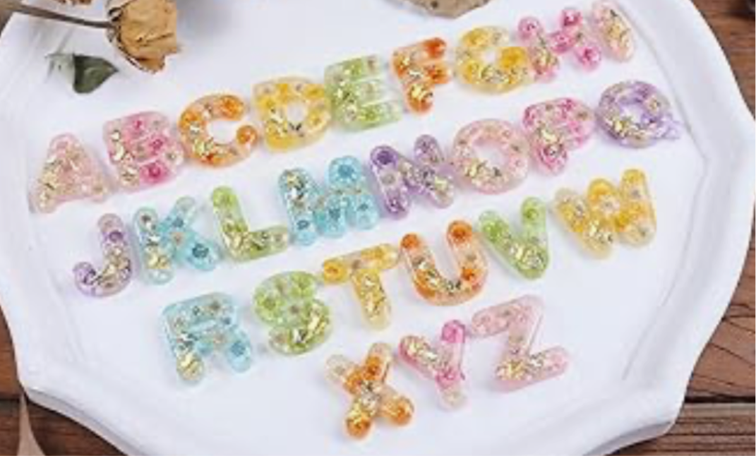 Custom "Bubble" Letter Keychain