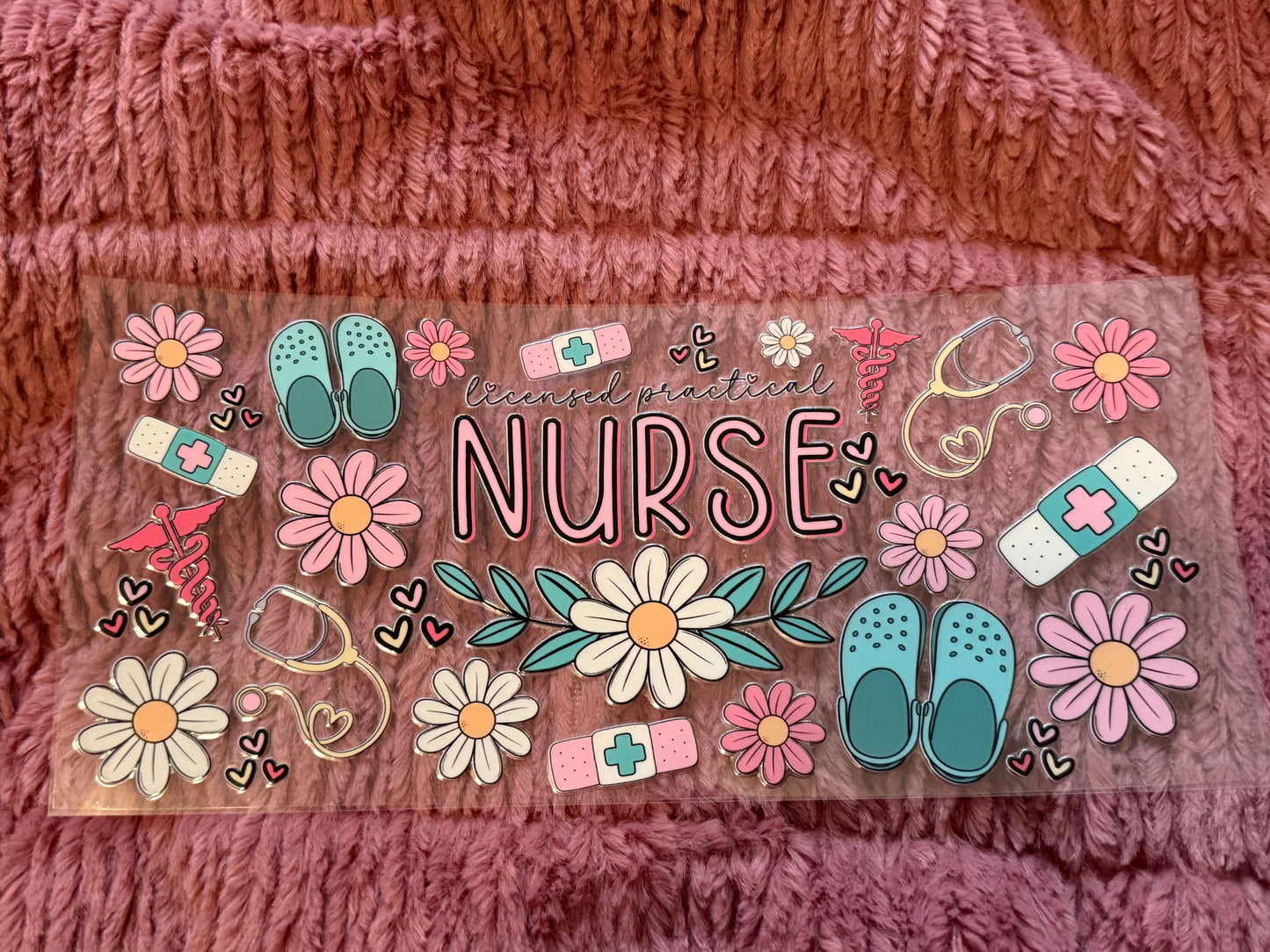 Nurse (LPN) 16oz Glass Can