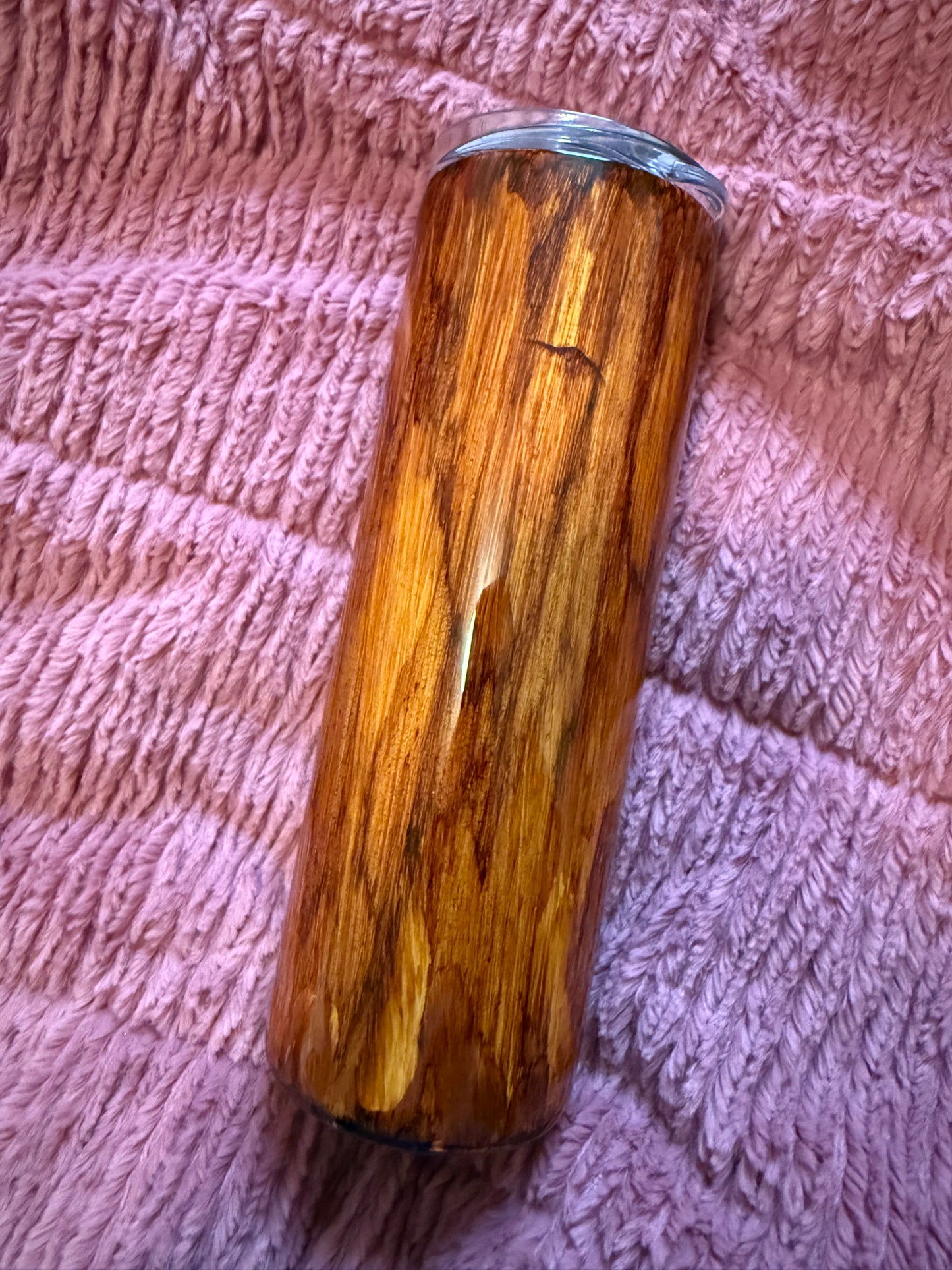 20oz Skinny Woodgrain Tumbler