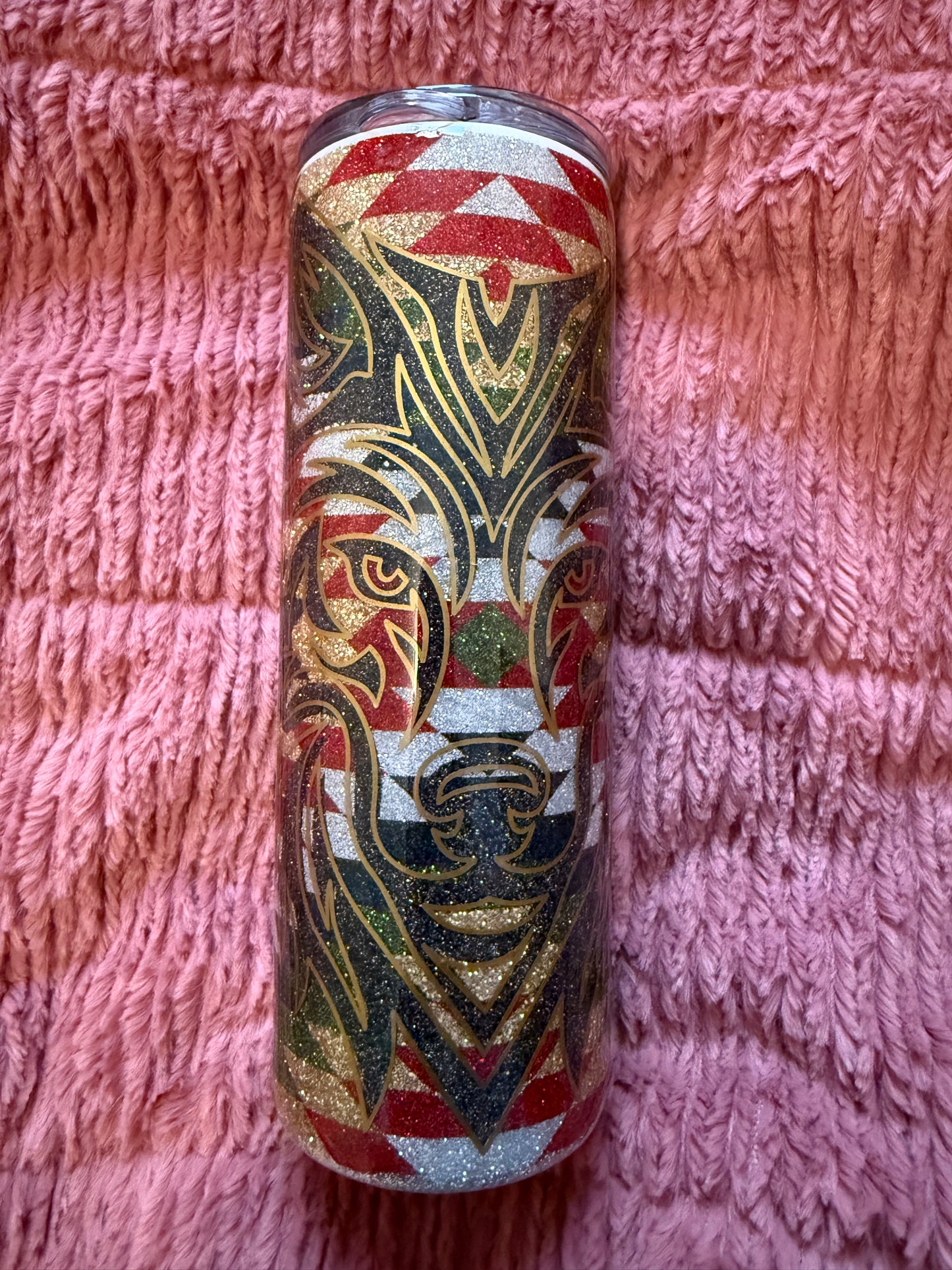 20oz Skinny Wolf Southwestern Tumbler