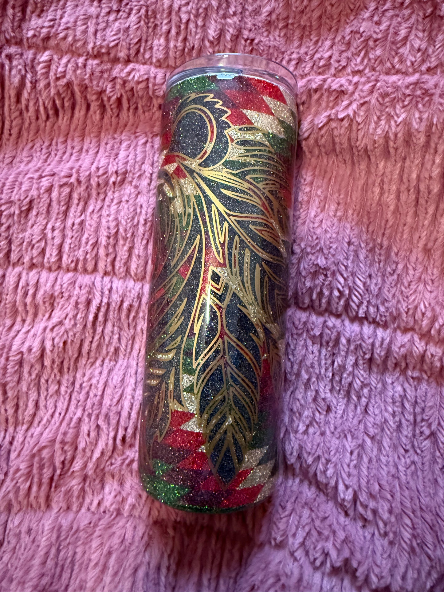20oz Skinny Bear Southwestern Tumbler