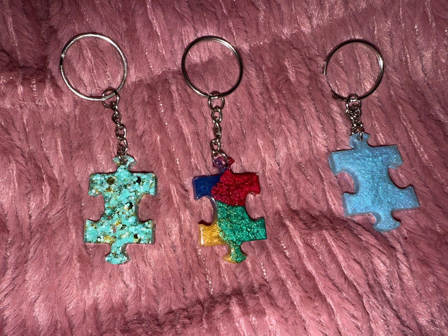 Little Puzzle Piece Keychain