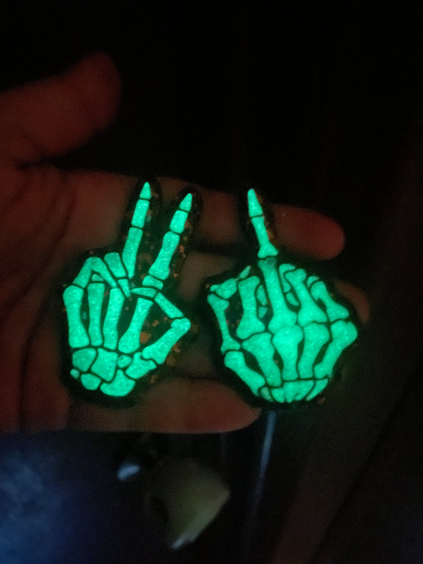 Skull Hand Keychain