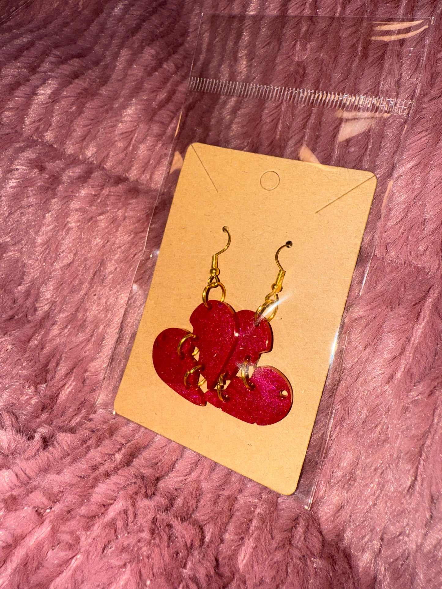 Broken Heart Earrings