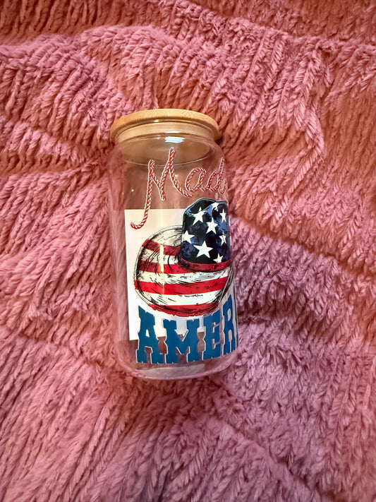 Made in America 16oz Glass Can