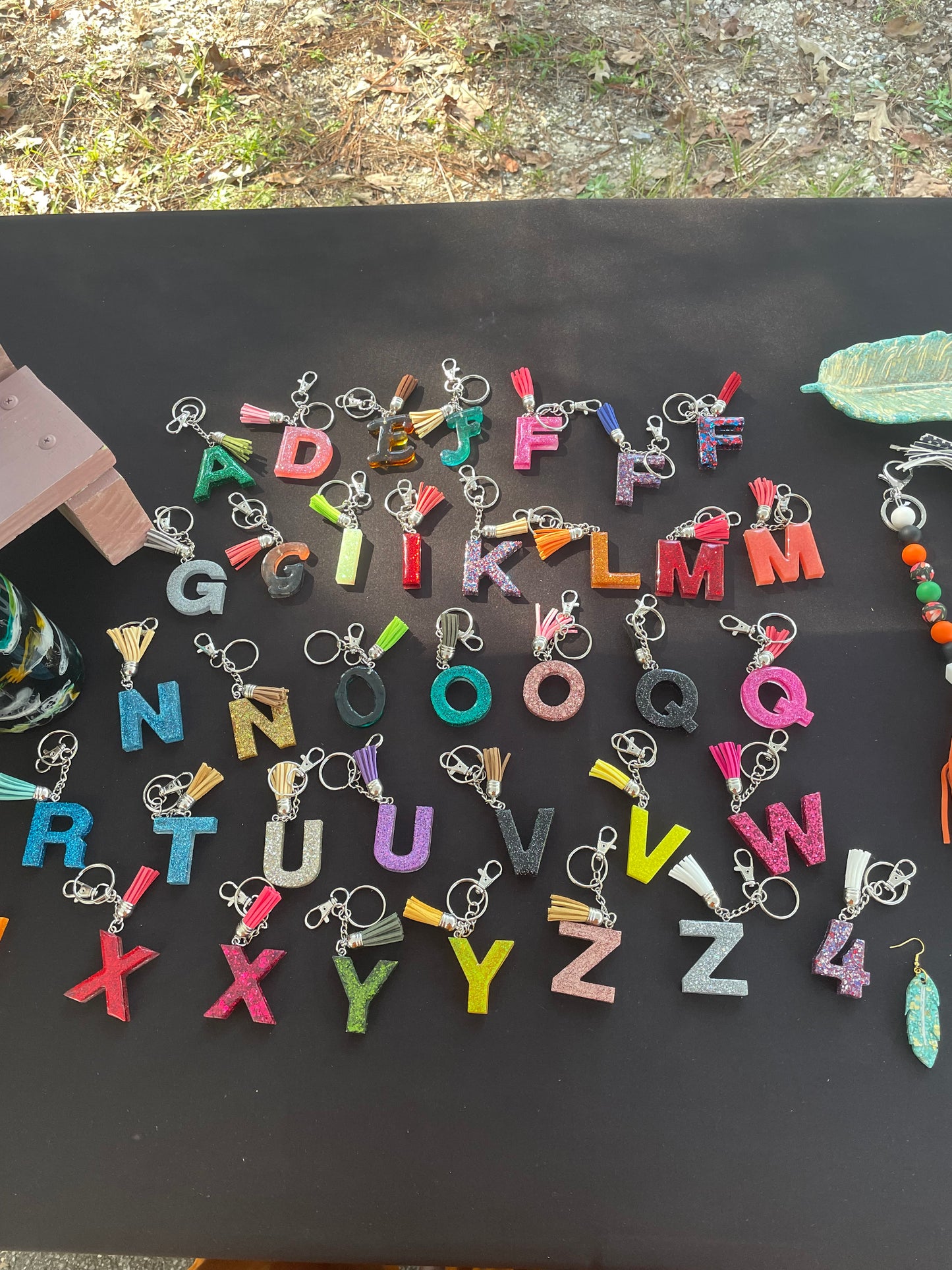 Custom Straight Letter/Number Keychain