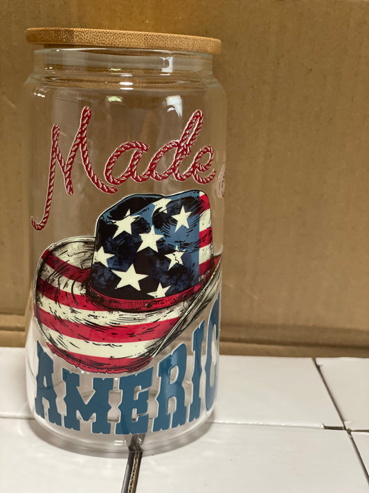 Made in America 16oz Glass Can